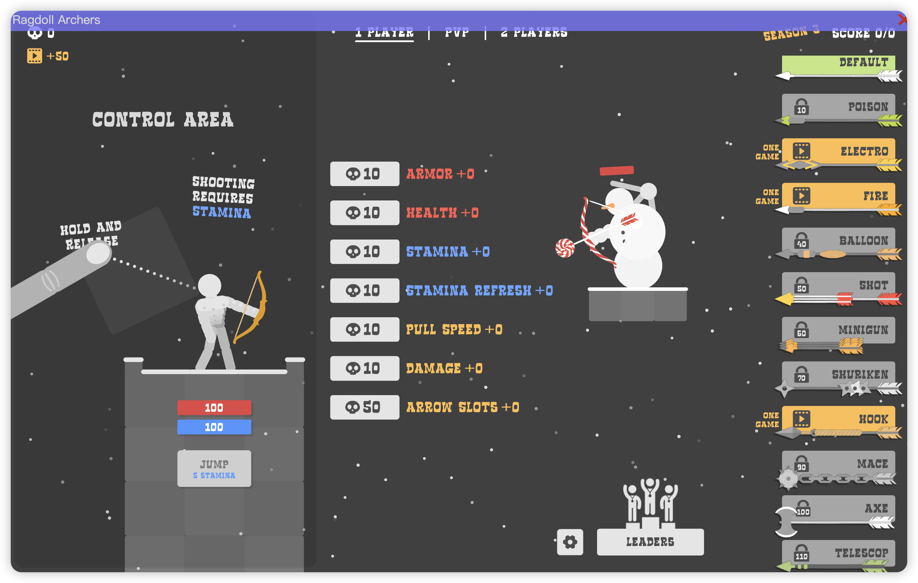 Ragdoll Archers Game